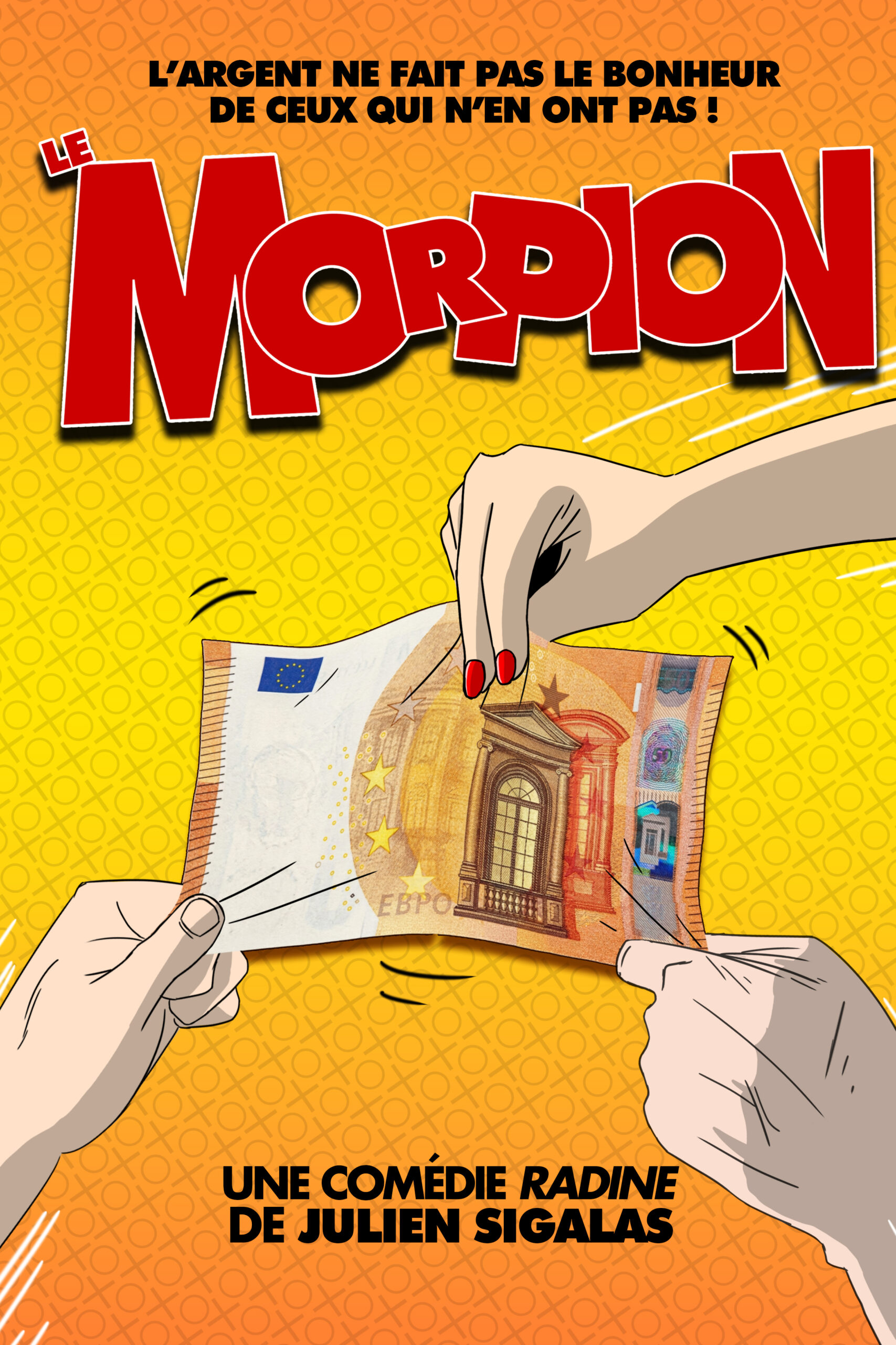 Affiche du spectacle Le Morpion au café-théâtre Défonce de Rire