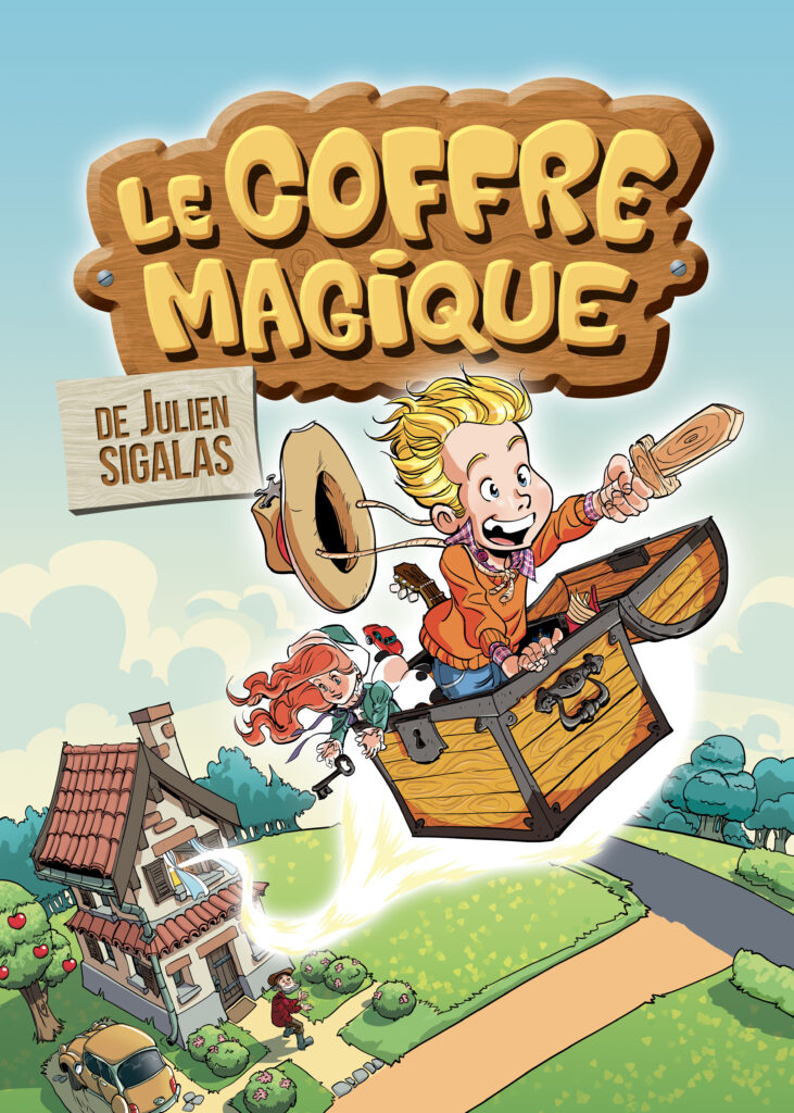 Affiche du spectacle Le coffre magique au café-théâtre Défonce de Rire