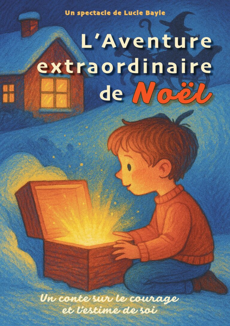 Affiche du spectacle L&rsquo;aventure extraordinaire de Noël au café-théâtre Défonce de Rire