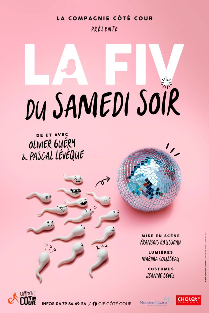 Affiche du spectacle La FIV du samedi soir au café-théâtre Défonce de Rire