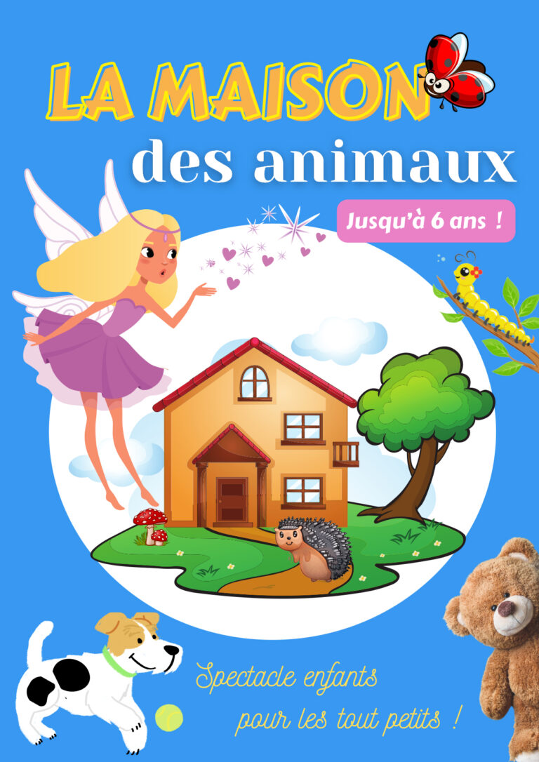 Affiche du spectacle La maison des animaux au café-théâtre Défonce de Rire