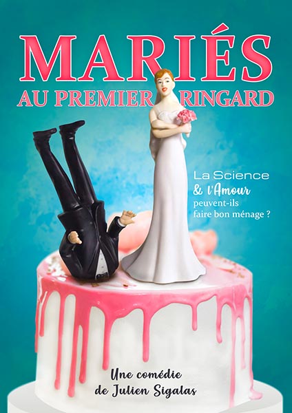 Affiche du spectacle Mariés au premier ringard au café-théâtre Défonce de Rire