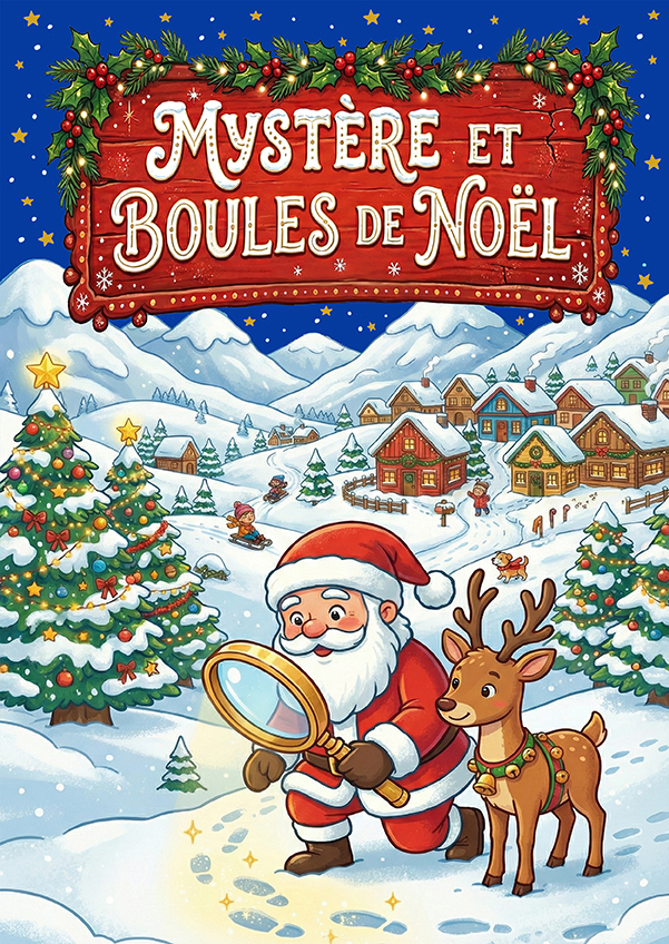 Affiche du spectacle Mystère et boules de Noël au café-théâtre Défonce de Rire