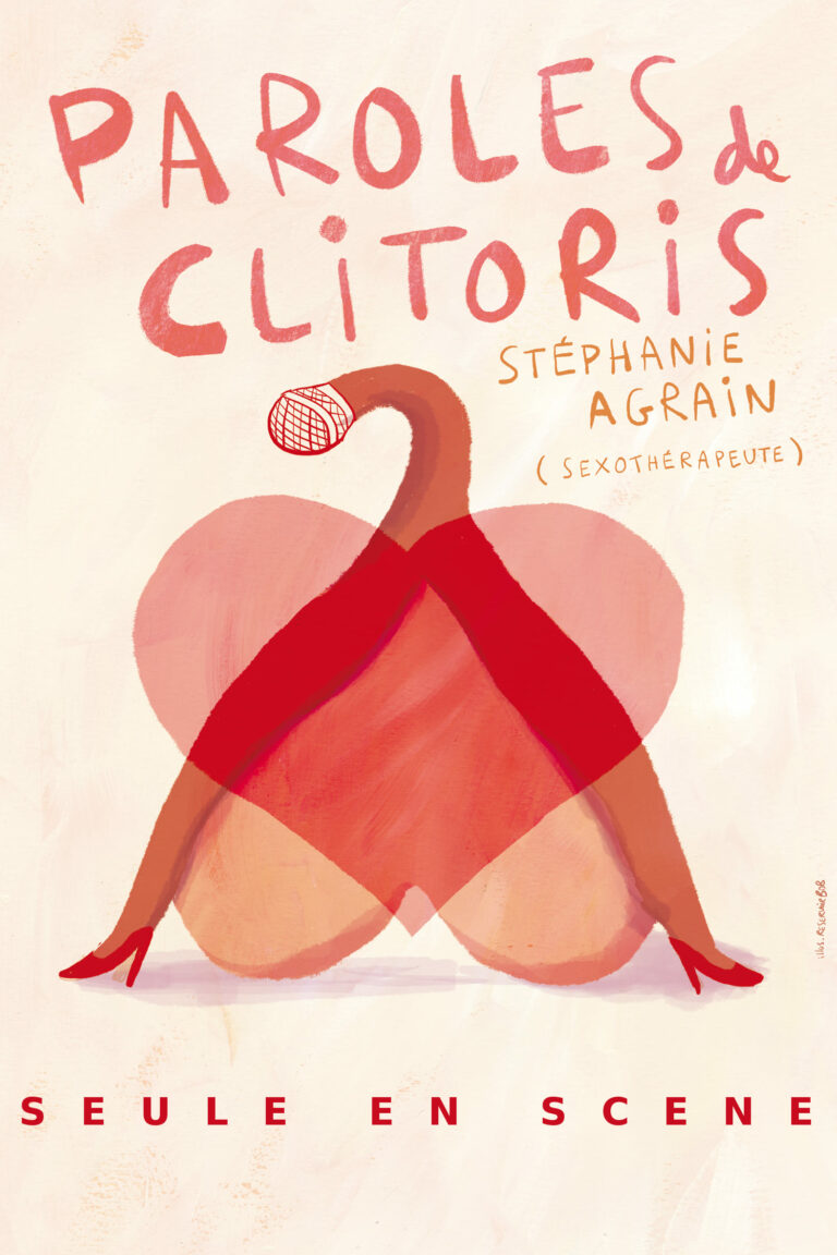 Affiche du spectacle Paroles de clitoris au café-théâtre Défonce de Rire