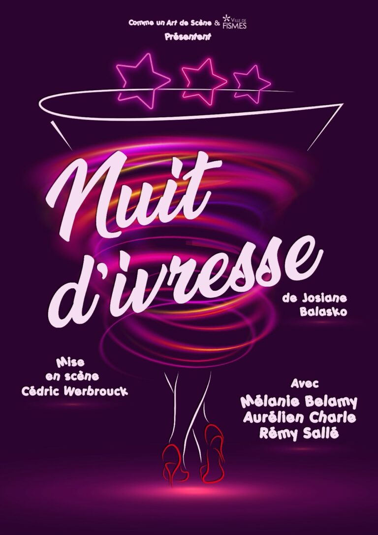 Affiche du spectacle Nuit d&rsquo;ivresse au café-théâtre Défonce de Rire