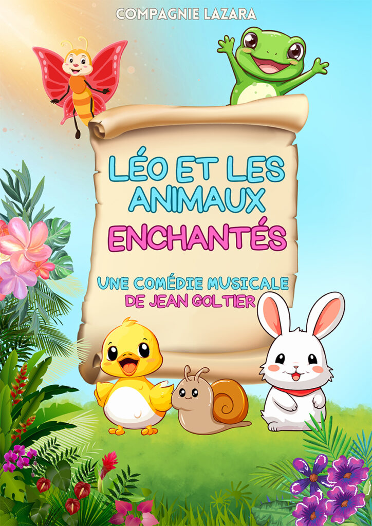 Affiche du spectacle Léo et les animaux enchantés au café-théâtre Défonce de Rire
