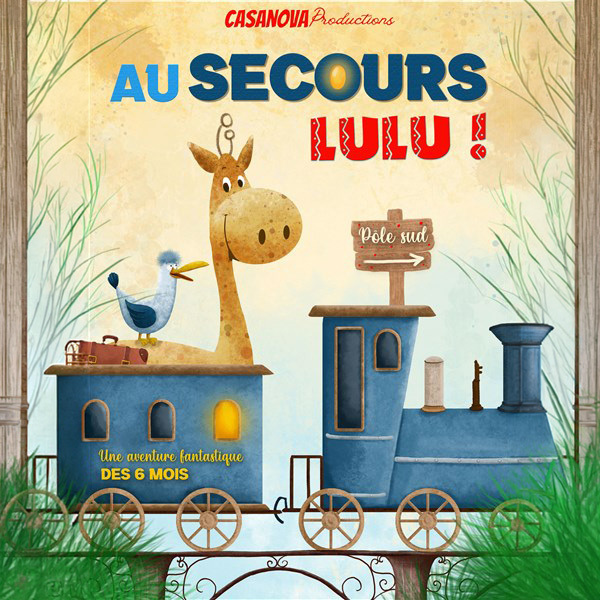 Affiche du spectacle Au secours Lulu ! au café-théâtre Défonce de Rire