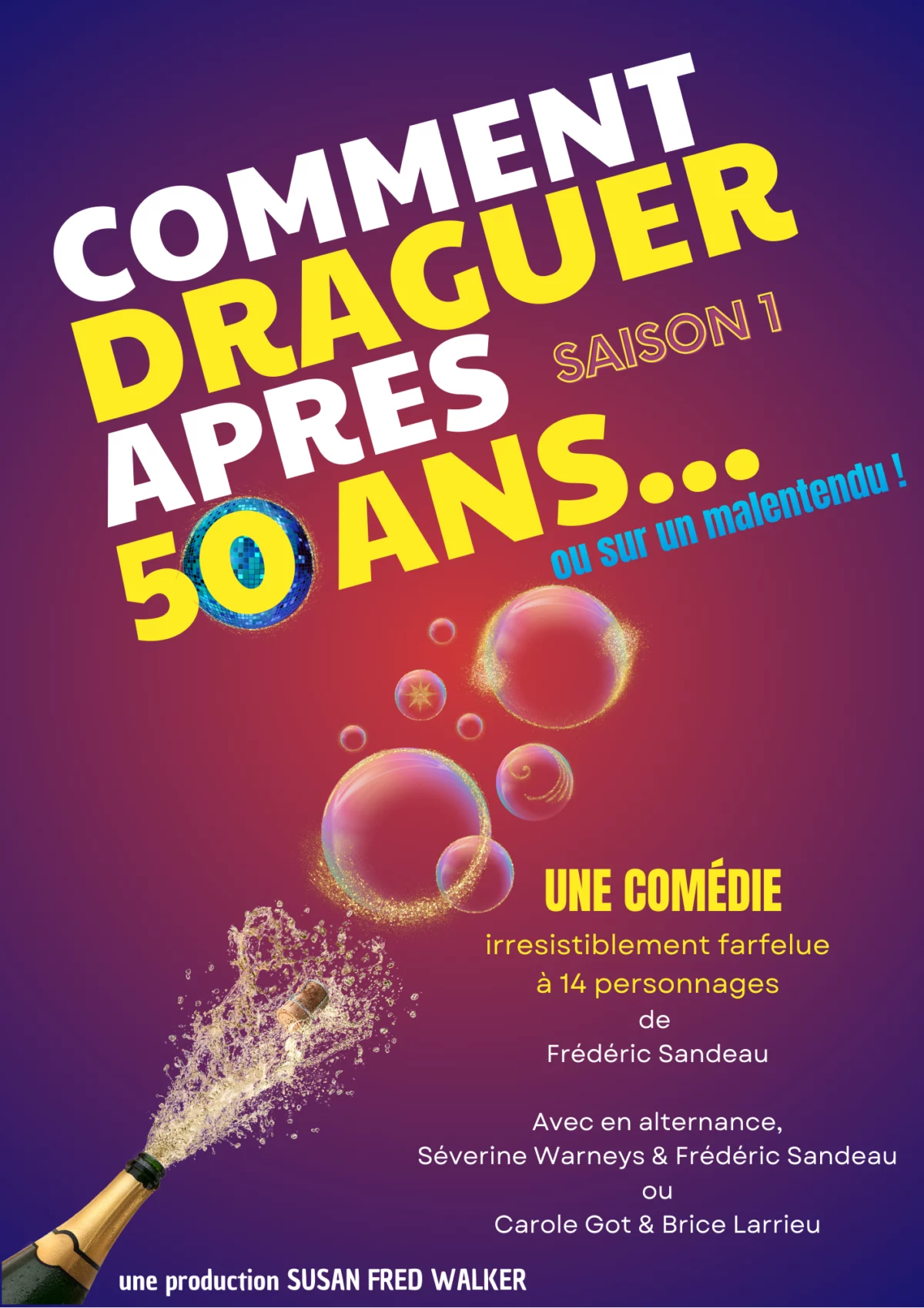 Affiche Comment draguer après 50 ans