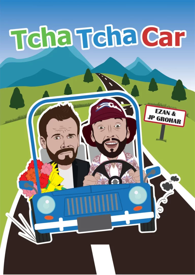 Affiche du spectacle Tcha tcha car au café-théâtre Défonce de Rire