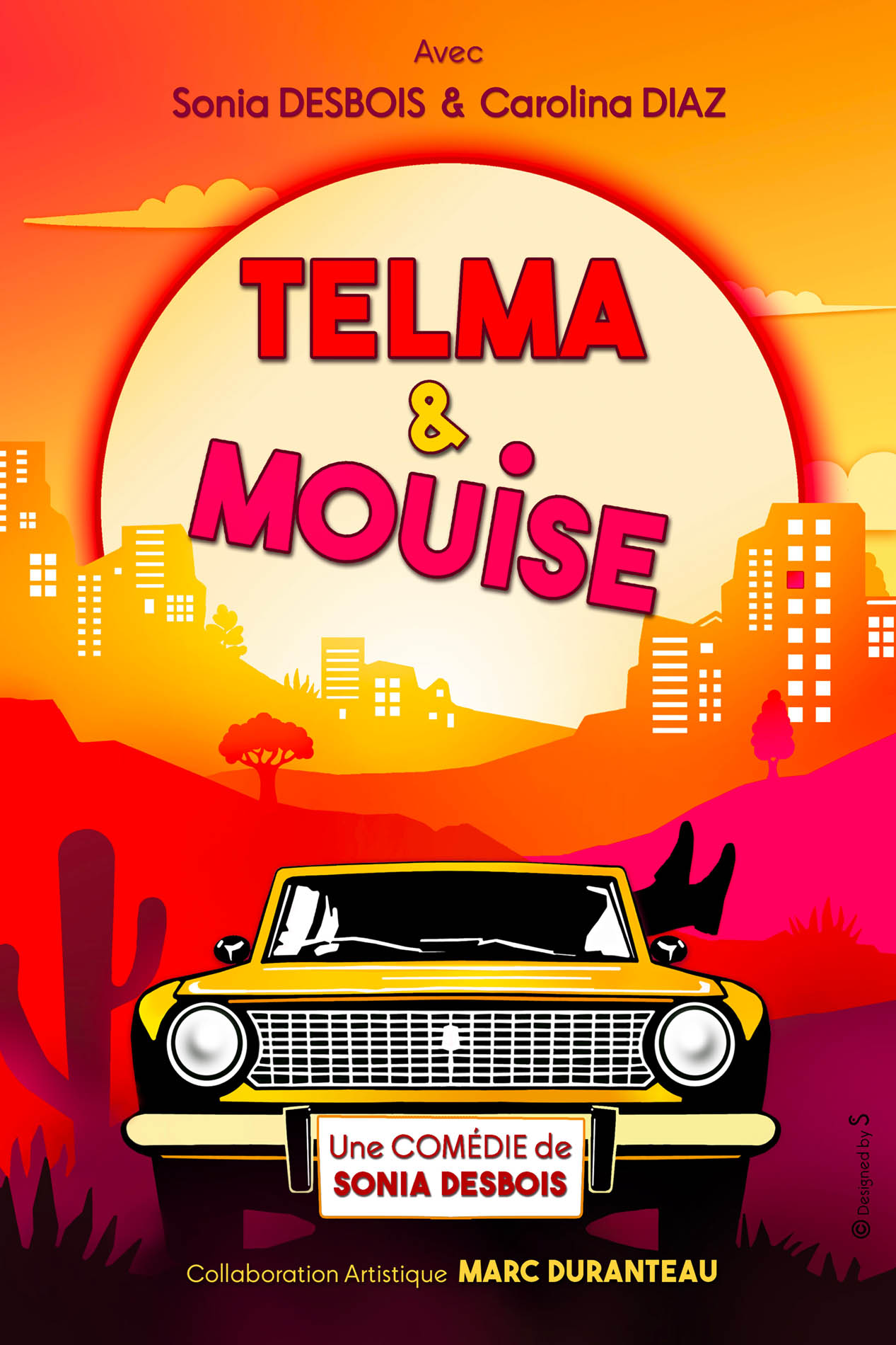 Affiche du spectacle Telma & Mouise au Café-Théâtre Défonce de Rire