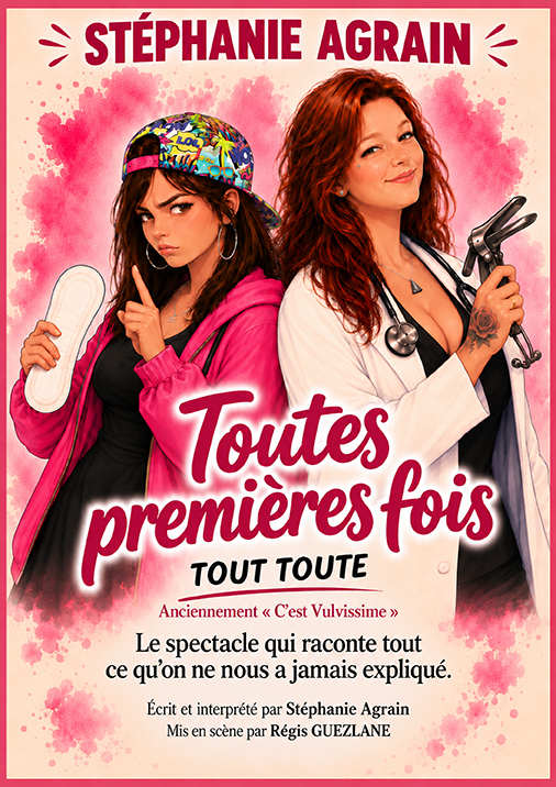 Affiche du spectacle Toutes premières fois au café-théâtre Défonce de Rire