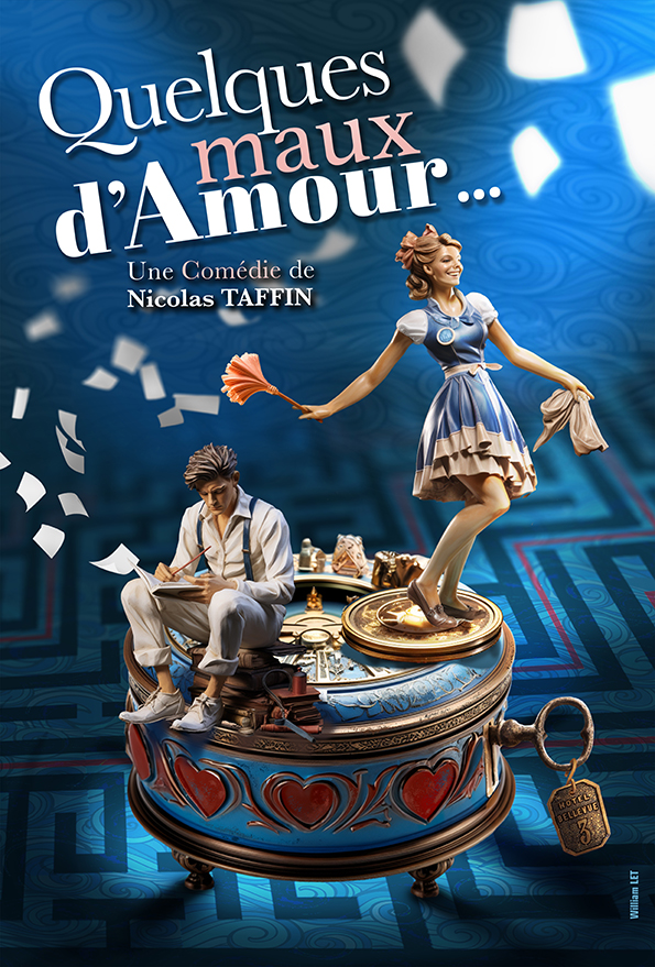 Affiche du spectacle Quelques maux d&rsquo;amour au café-théâtre Défonce de Rire